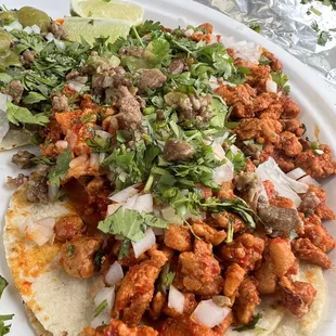 Beef &amp; Pork Tacos