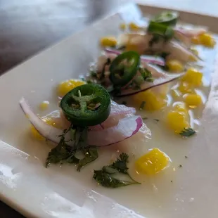 Hamachi tiradito