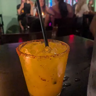 Spicy mango margarita