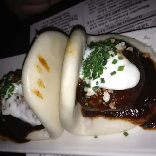 Mole Meatball Steamed Buns