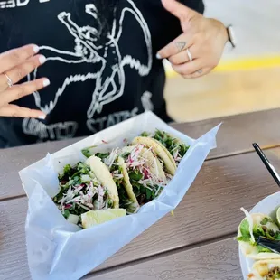 Bistec Tacos Lunch Plate