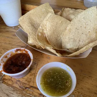 Chips con Salsa de Sanchos