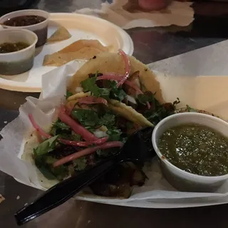 Pork Belly Tacos Lunch Plate