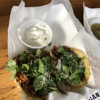Pollo Tinga Tacos Lunch Plate