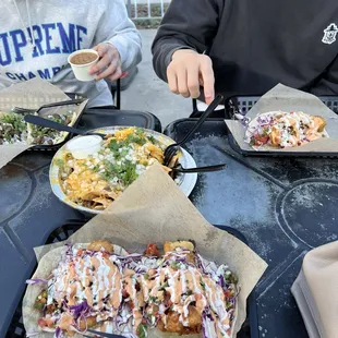 Fish taco top tier. Shrimp taco delish.