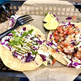 Tacos (fish and shrimp)