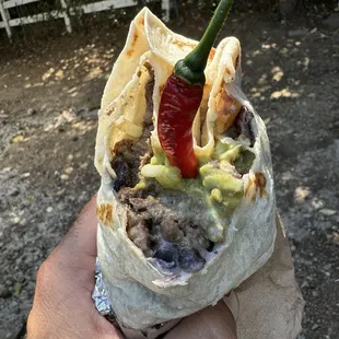 Super Burrito Carne Assada.