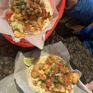 Fish and Shrimp taco