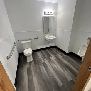 ADA compliant bathroom.