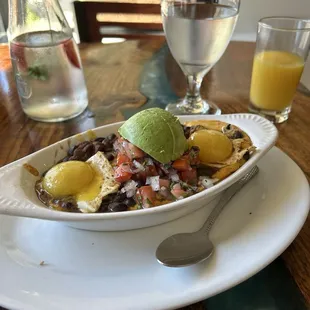 Black Bean Chilaquiles