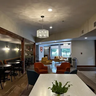 Lots of cute seating