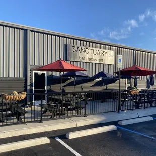 Sanctuary dmz with plenty of private parking.