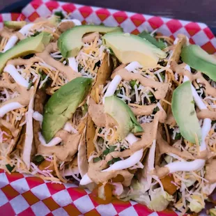 Sanctuary Shell (Hard &amp; Soft Sheel w/ Cheese) Tacos (Two BBQ Chicken | Two Ground Beef)