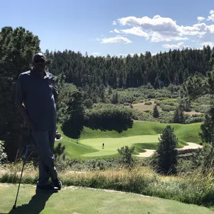 An awesome par 3 and my pal Alex!