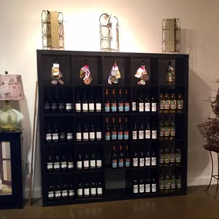 Wall of wine