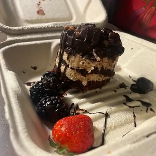 Peanut butter brownie