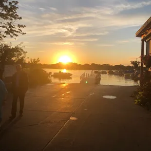 Sunset on the lake
