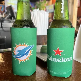 Game day beer coozie