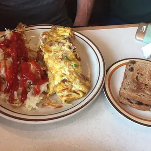 Sand Burr omelette