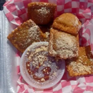 St Louis toasted ravioli