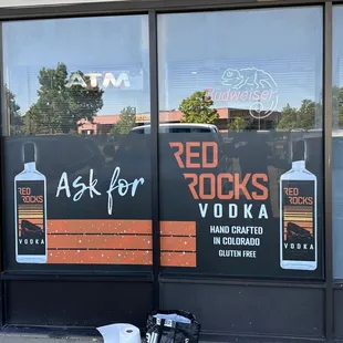 They're carrying the new Red Rocks Vodka now?  Nice!! I'll be asking for it!! It's so smooth.