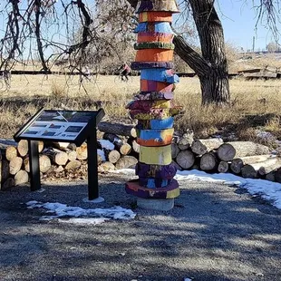 Art along the trail