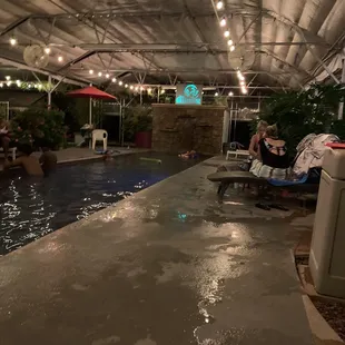 Inside the Greenhouse.