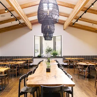 interior, sushi and sashimi