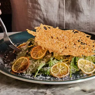 Baby Kale Caesar Salad