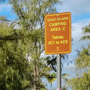 The fourth parking lot has a camping area