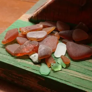 Good beach for sea glass, not swimming