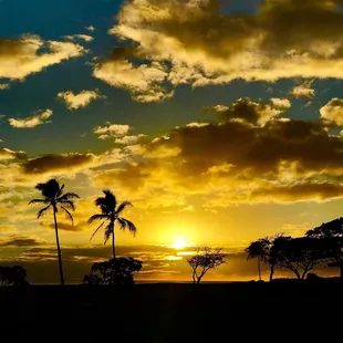 Sunset from near the restrooms