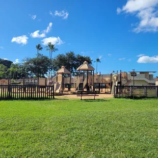 Playground on a Saturday late morning