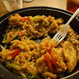 Thai Basil Chicken Fried Rice.