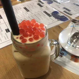 Mango Boba Tea