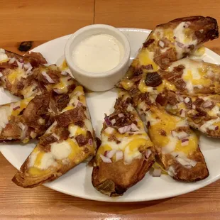 Potato skins - great appetizer!