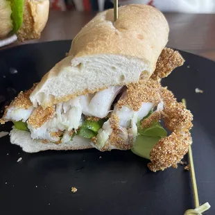 Haddock sandwich