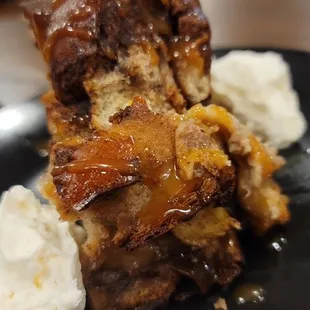 Apple Fritter Bread Pudding