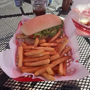 Floppin&apos; Walleye sandwich!