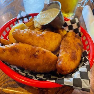 Fish and chips basket