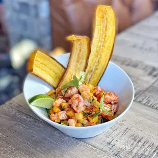 Shrimp ceviche (More on Instagram @CapricornCow)