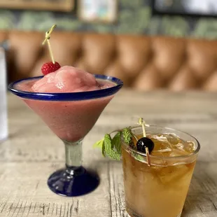 Tropical daiquiri raspberry &amp; Sonoran sunset