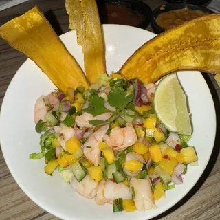 Ceviche Mango Camarones