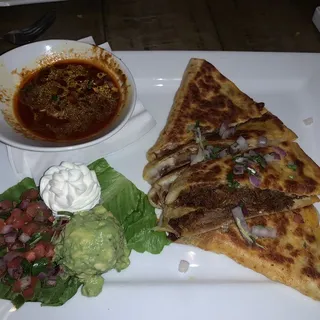 Cheesy Birria Quesadilla