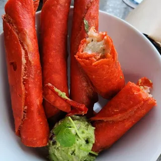 Crispy Potato Taquitos (vegan)