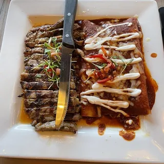 Chimichurri Ribeye Enchiladas