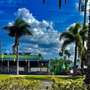 a view of the outside of the restaurant
