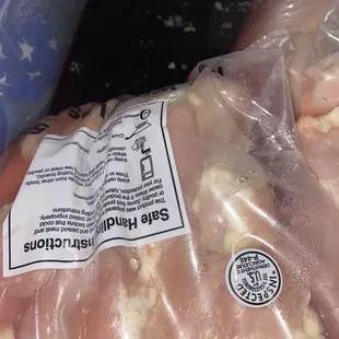 Disgusting sitting in blood