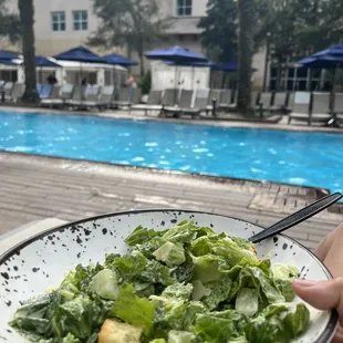 Salad w a chill vibe