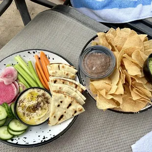 Lemon Hummus &amp; Guacamole &amp; Salsa** Yummy!